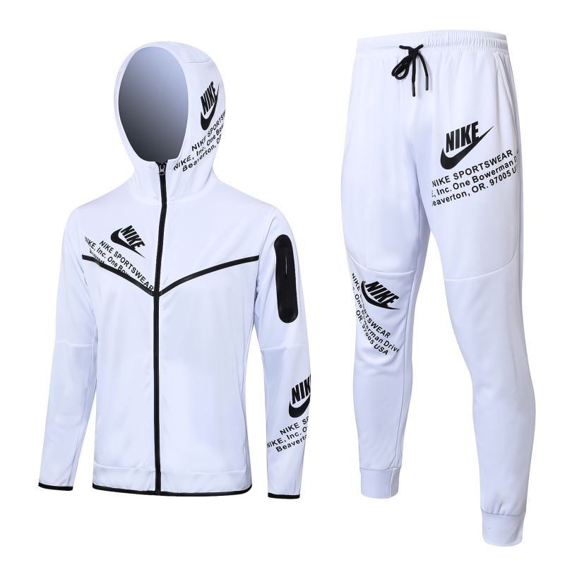 Conjunto SportWear Nike Tech Fleece Branco - Futhold