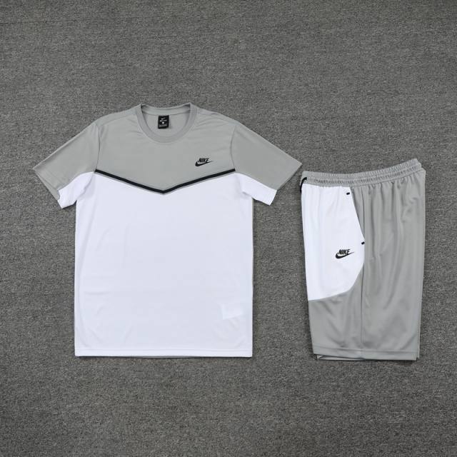 Kit Camisa e Short Nike Cinza - Futhold