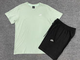 Kit Camisa e Short Nike Fleece Verde e Preto